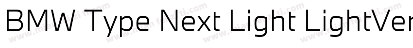BMW Type Next Light LightVersion 2字体转换